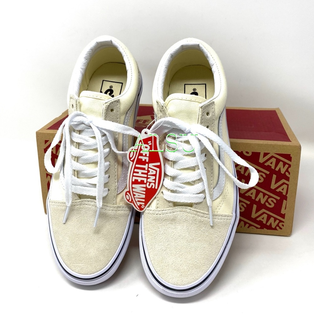 🌹Spring Sale🌹 VANS Old Skool Classic Suede Canvas White Women’s VN0A4U3BFRL - Picture 6 of 10